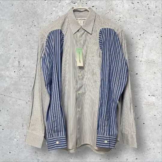 COMME des GARCONS SHIRT 4本袖ストライプシャツ