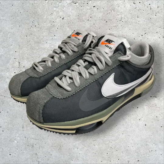 Sacai × NIKE Zoom Cortez "Iron Grey"