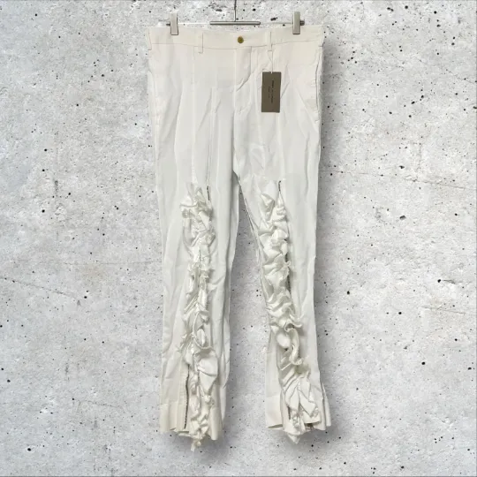COMME des GARCONS HOMME PLUS フリルジップトラウザー