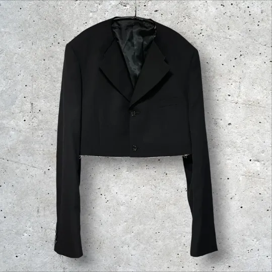 COMME des GARCONS HOMME PLUS クロップドテーラードジャケット