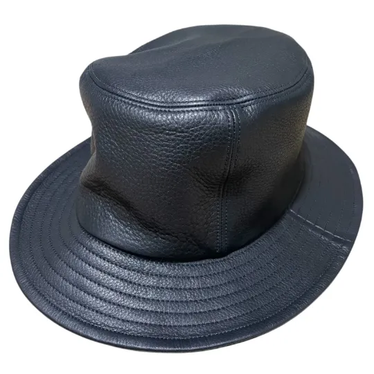 KIJIMA TAKAYUKI COWHIDE 5PANEL HAT
